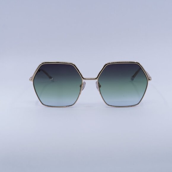 🕶️New Isabel Marant IM 0119/S 0000 IB Sunglasses - Gold Frame, Green Lenses - Picture 3 of 11